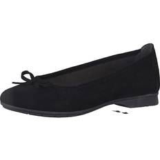 Jana Lågskor Jana Jet Ladies Black Slip On Flat Shoes