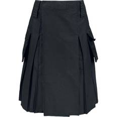 Brandit Nederdele Brandit Mellemlang Nederdel - Kilt - Sort