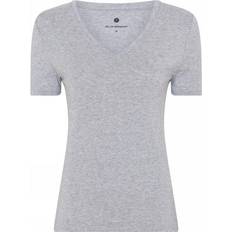 JBS of Denmark Bambu, T-shirt v-neck slim-fit Grå
