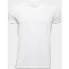 JBS of Denmark T-shirt v-hals bambus hvid