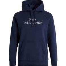 Peak performance hoodie herr Peak Performance Original Logo Hoodie Blue Shadow