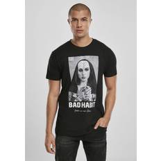 Abbigliamento Mister Tee Maglietta Bad Habit - Grigio Sfumato/Nero/Bianco