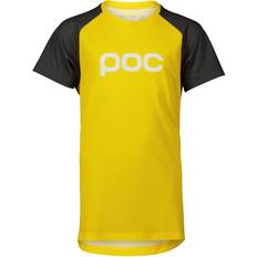 Pyöräily T-paidat POC Essential MTB Tee - Aventurine Yellow/Sylvanite Grey