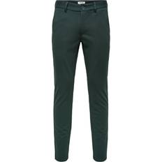 Pink Trousers Only & Sons Onsmark Slim Fit Chino Trousers Rosin