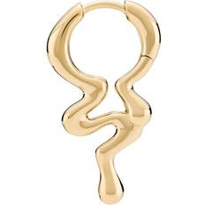 Maria Black Earrings Maria Black Women's Huggie, Gold, One