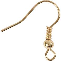 Creativ Company French Earhook, L: mm, gold-plated, pc/ pack