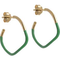 Enamel hoops sway ENAMEL Copenhagen Hoops, Sway Dam Örhängen 21 mm