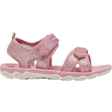 Rosa Sandaler Barnskor på rea Hummel Sandal Sport Glitter Jr - Zephyr