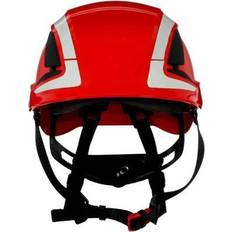 Rosso Cappelli 3M X5005V-CE Casco di protezione con sensore UV, riflettente, ventilato Rosso