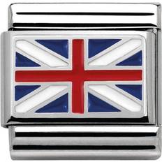 Multicolour Charms & Pendants Nomination Composable Classic Link Great Britain Charm - Silver/Multicolor