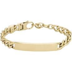 Fossil Men Drew Gold-Tone Stainless Steel Chain Bracelet