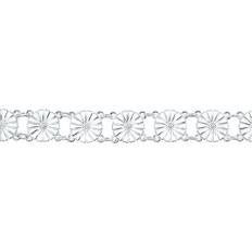 Lund Copenhagen marguerit armbånd sølv/hvid 901011-H
