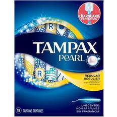 Tampax Pearl Regular Fragrance Free 18-pack