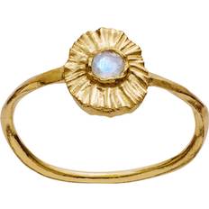 Pietra di Luna Anelli Maanesten Elin Ring - Gold/White