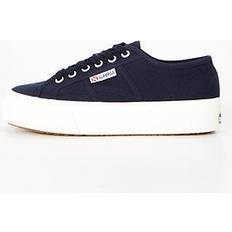 Superga Dam Sneakers Superga Textilskor 2740 Platform S21384W Navy/Favorio 8058188893145 807.00