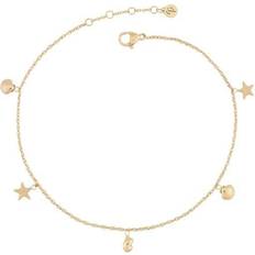 14k Fotlänkar Edblad Beachcomber Anklet Multi Gold