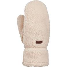 Beige Vantar Barnkläder Kombi Junior Camila Sherpa Mittens - Moonstone (16699)