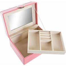 Naturel Boîtes à Bijoux Dkd Home Decor Box-Schmuckkästchen 17 x x 8,5 Rosa Polyurethan MDF