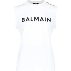 Balmain Logo Top White