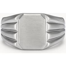 Fossil Ringar Fossil Ring För Män - Silverfärger