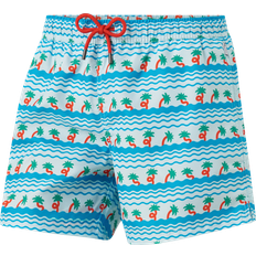 Badetøy Happy Socks Badebukser Palm Beach Swimshorts Blå