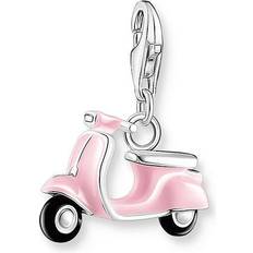 Thomas Sabo Rosa Berlocker & Hängen Thomas Sabo Charm Club Charmista pink Scooter berlock 1992-007-9