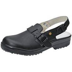 Holzschuhe Abeba Herren Sicherheitsschuhe Schwarz schwarz