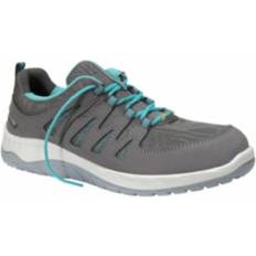 Grey Safety Shoes Elten Women's Maddie Low ESD Safety Trainers - Grey
