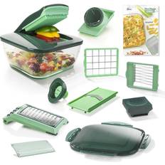 Black Vegetable Choppers Genius 15 Piece Nicer Dicer Chef Set Green Vegetable Chopper