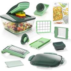 Genius Kökstillbehör Genius Nicer Dicer 27061 Chef, Set 15-tlg. grün Gemüseschneider