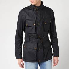 Bleu - Veste cirée Vestes Belstaff Trialmaster Jacke Herren Waxed Cotton Dark Navy