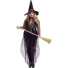 Plus Size Midnight Violet Witch Costume 4X
