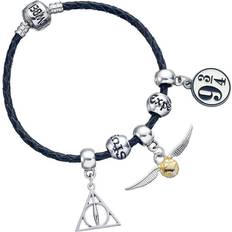 Harry Potter Armbänder Harry Potter Black Leather Bracelet Charm Set