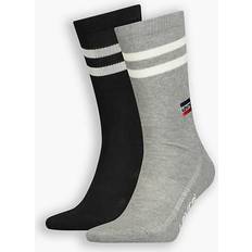 Unterwäsche Levi's normal geschnittene Sportswear Socken mit Streifen – 2er Pack Mehrfarbig