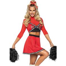 Fancy Dresses Leg Avenue Deluxe Cheerleader Red Dress