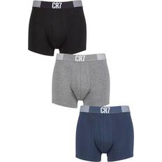 CR7 Underwear CR7 Cotton Trunks - Black/Blue/Grey