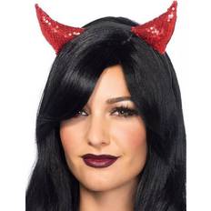 Sequin Devil Horns Women's Headband