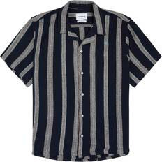 Homme - Naturel Chemises Woodbird Hale Striped Shirt - Ropa Camisas