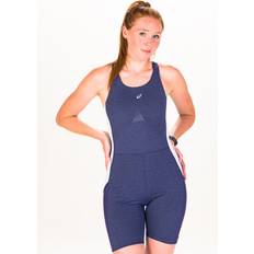 Asics Trousers Asics Nagino Run Unitard Jumpsuit Women Blue