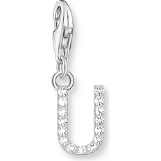 Thomas sabo berlock bokstav Thomas Sabo Bokstav U med Vita Stenar Berlock