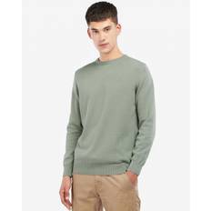 Barbour Sweaters Barbour Lifestyle Pima Cotton Crew Neck Agave Green