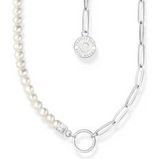 Thomas Sabo Charmista Cold Enamel Freshwater Pearl Necklace KE2189-158-14