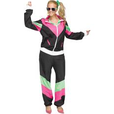 80's Costumes Fun World Halloween Women Track Suit Costume