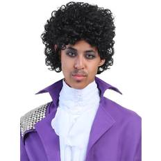 Purple Wigs Purple Rock Legend Wig for Men Black