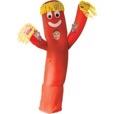 Fancy Dresses Morph Morph Giant Inflatable Red Wacky Wavy Arm Guy Halloween Costume for Adults