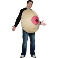 Rasta Imposta Men's Giant Boob Costume Beige