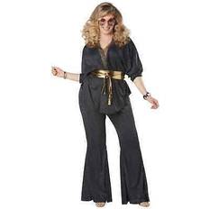 Women's Disco Dazzler Plus Costume Women's 70's Costumes