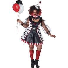 Plus Size Women's Twisted Clown Costume