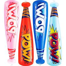 Bedwina Inflatable baseball bats pack oversized inflatable toy bat carnival