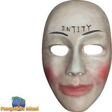 Halloween Masken Bristol Novelty Neuheit Unisex Adults Entity Mask Weiß